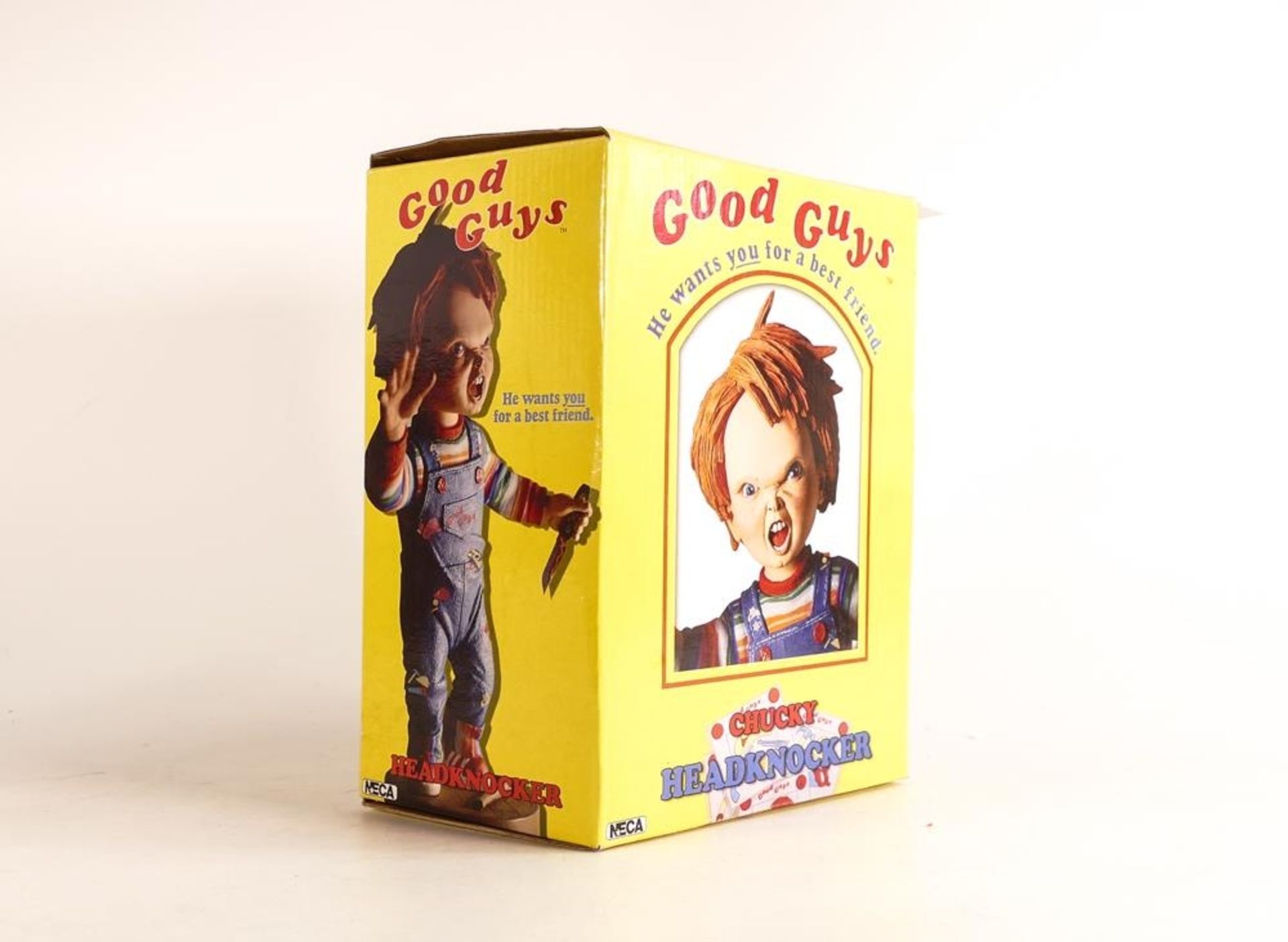 Boxed NECA Chucky HeadKnocker Chucky Doll, boxed but unchecked - Image 4 of 5
