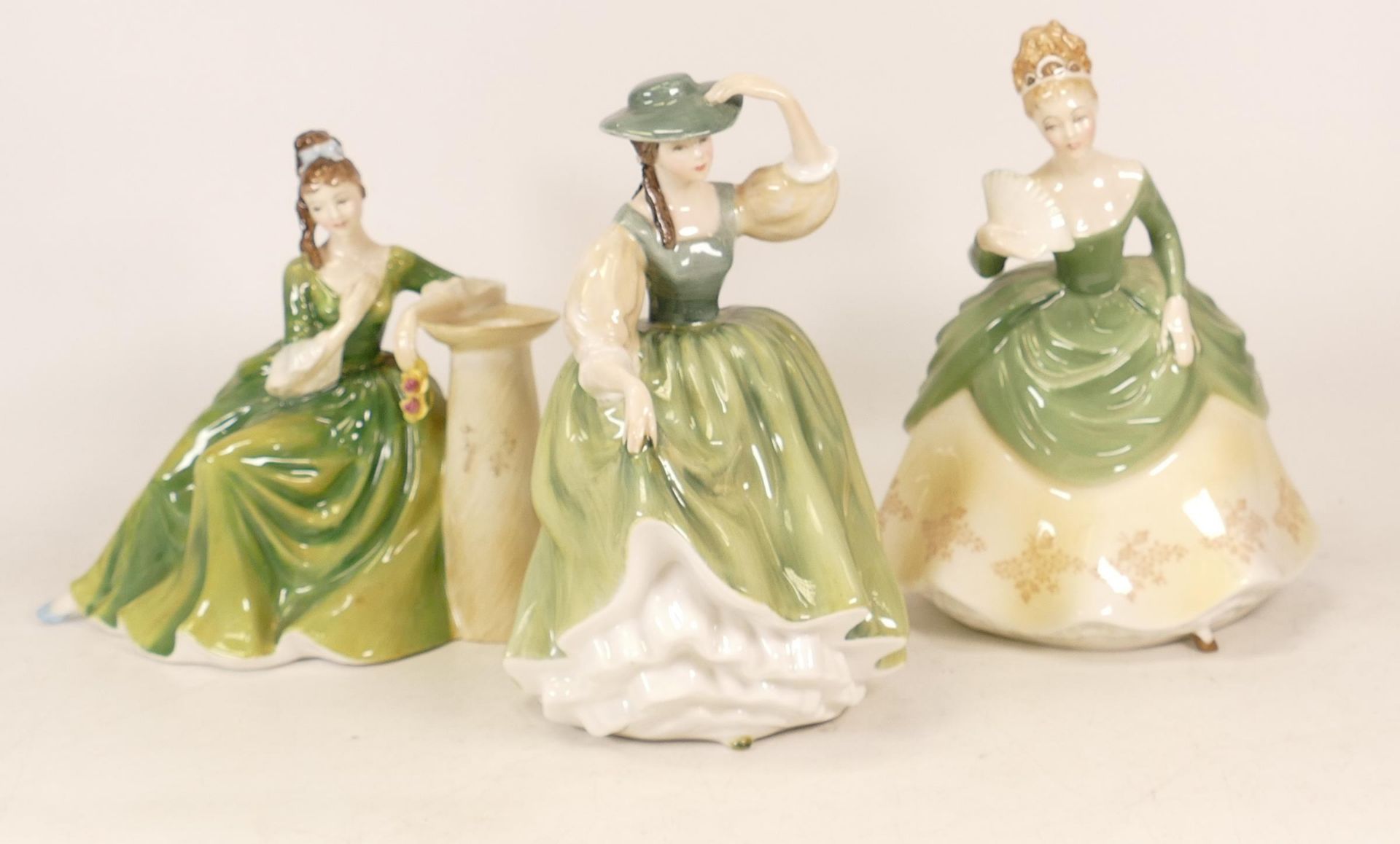 Three Royal Doulton Lady Figures to include Soiree HN2312, Secret Thoughts HN2382 and Etiquette