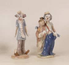 Two Lladro figures Pals Forever 7686 and 6916 Circus Days