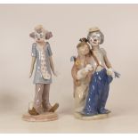 Two Lladro figures Pals Forever 7686 and 6916 Circus Days