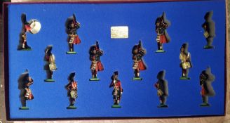 Boxed W Britain Limited Edition of 2500 The Black Watch The Pipes & Drum of the First Battalion