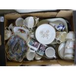 A Mixed Collection of Ceramic Items to include Royal Albert Old Country Roses, Royal Doulton