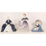 Three Royal Doulton Lady Figures to include Laurianne HN2719, Pensive Moments HN2704 and