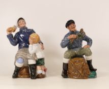 Royal Doulton Seconds Figures The Lobster Man Hn2317 & Song of the Sea Hn2729(2)