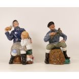 Royal Doulton Seconds Figures The Lobster Man Hn2317 & Song of the Sea Hn2729(2)