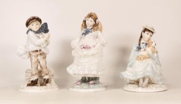 Coalport Limited Edition for Compton Woodhouse Figures The Boy, Best Friends & Childhood Joys(3)