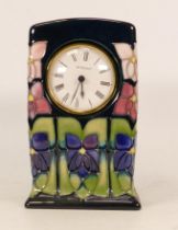Moorcroft Violet Pattern Mantle Clock