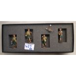 Boxed Charles Biggs Premier Model Collection of Scots Soldiers.
