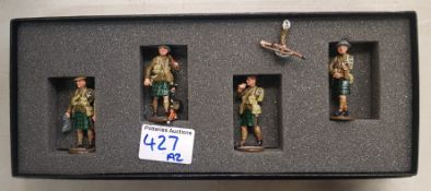 Boxed Charles Biggs Premier Model Collection of Scots Soldiers.