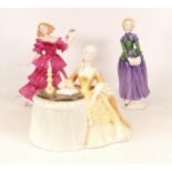 Three Royal Doulton lady Figures to include Meditation HN2330, Florence HN2745 and Figure of the