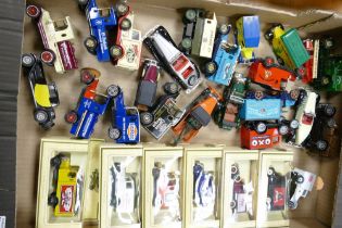 A collection of Matchbox & similar loose model toy cars, together with Lledo Valor Series Boxed