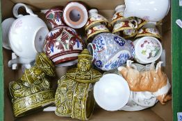 A Mixed Collection of Ceramic items to include Wedgwood Mirabelle, Art Pottery Lustre Vase,