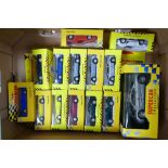 A collection of Shell Promotional Sportscar Collection Model Toy cars
