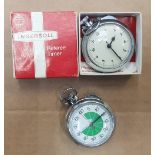 Ingersoll boxed 'Referee Timer' pocket watch together with an Ingersoll stopwatch (2).