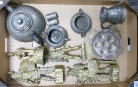 A Mixed Collection of Metalware to include Elkington Silverplate Escargot Dish, Early 20th Century