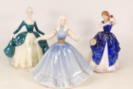 Three Royal Doulton Lady Figures to include Laura HN3136, Regal Lady HN2709 and Jennifer HN2392 (3)