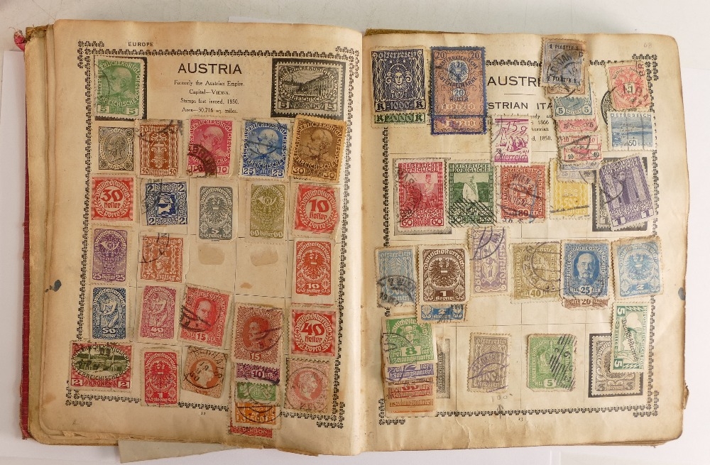 A Victory stamp album containing various stamps of the world. - Image 3 of 4