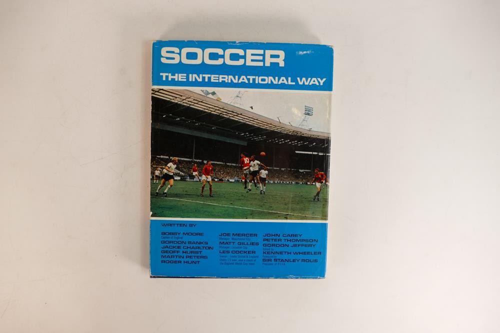 A collection of 1960's football books including FA Book for Boys 21 1968, Soccer the International - Image 15 of 23