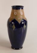 Royal Doulton stoneware vase. Height 25cm