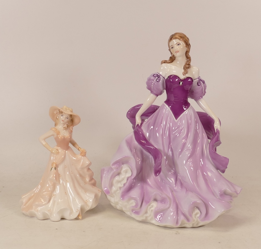 Coalport lady figure Birthday Wishes together with Royal Staffordshire Compton Woodhouse limited