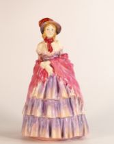 Royal Doulton early figure A Victorian Lady HN727, dated for 1930, Good restoration to neck area.