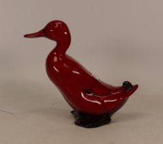 Royal Doulton Flambe Duck 137, height 15cm