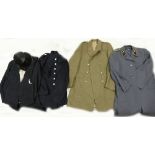 A collection of clothing items to include Lincoln Bennett & co top hat and tails jacket with