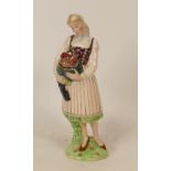 Beswick figure of a lady holding a chicken 1227