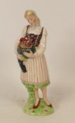 Beswick figure of a lady holding a chicken 1227