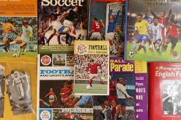 A collection of 1950's & later football related annuals & books including - The Park Drive Book of