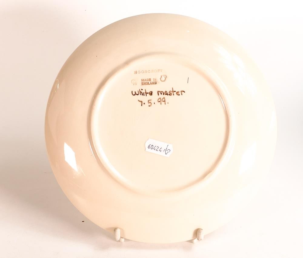 Moorcroft undecorated master plate in the Birth of light pattern. Dated 7/5/99, Diameter 22cm. - Image 2 of 2