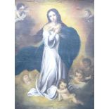 After Bartolomé Estebàn Murillo (1617-1682), The Immaculate Conception, 18th/19th century Oil on