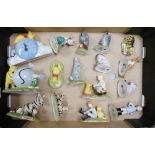 A collection of Royal Doulton Winnie the Pooh figures to include Christopher Robin WP9, Eeyore's