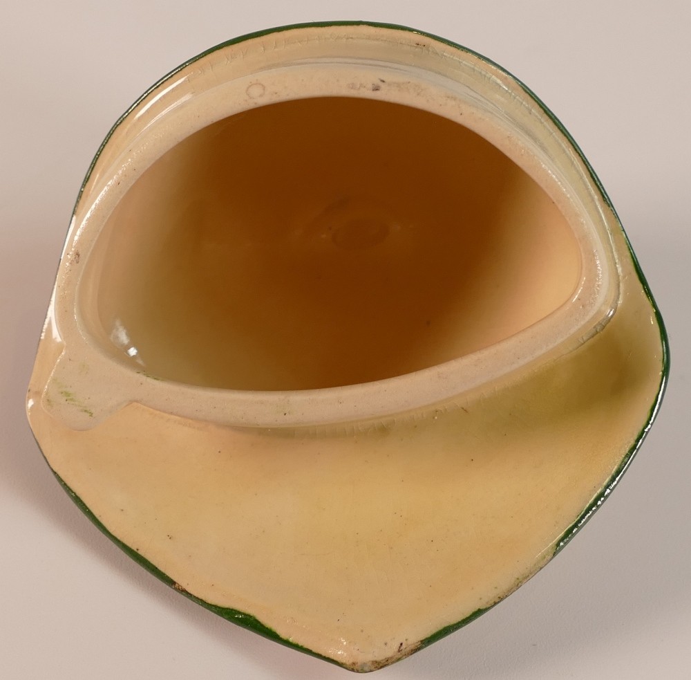 Wileman & Co (Foley) Intarsio character tea pot, Kruger pattern 3246 and Foley lamp base, bamboo - Image 3 of 6