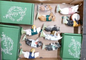 Ten Beswick novelty pig band figures from the Pig Promenade series, includes three John Sinclair