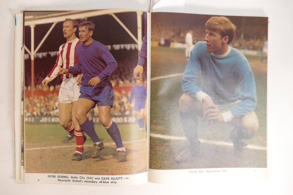 Two copies of signed 1960's The Tropical Times Football books including 67/68 with Gordon Banks, - Image 3 of 14