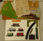 Boxed Hornby freight train set with track and controller