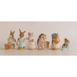 Beswick Beatrix Potter Bp3 Figures to include Old Women who Lived in a Shoe, Cecily Parsley, Mrs