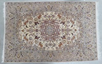 A Persian Style Floor Rug with Animal Patterns. Length: 170cm Width: 110cm