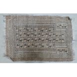 An Eastern Prayer Rug. Wear and fraying noted. Length: 141cm Width: 92cm