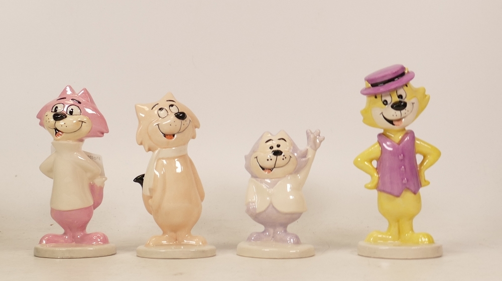 Beswick Top Cat figures to include Top cat, Choo Choo, Benny and Fancy Fancy, three boxes, two