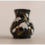 Anita Harris Snowdrop Trojan Vase, Gold Signed, height 10.5cm