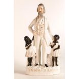 Mid-Victorian Staffordshire figure of John Brown, a leader of the American Abolitionist Movement