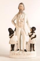 Mid-Victorian Staffordshire figure of John Brown, a leader of the American Abolitionist Movement