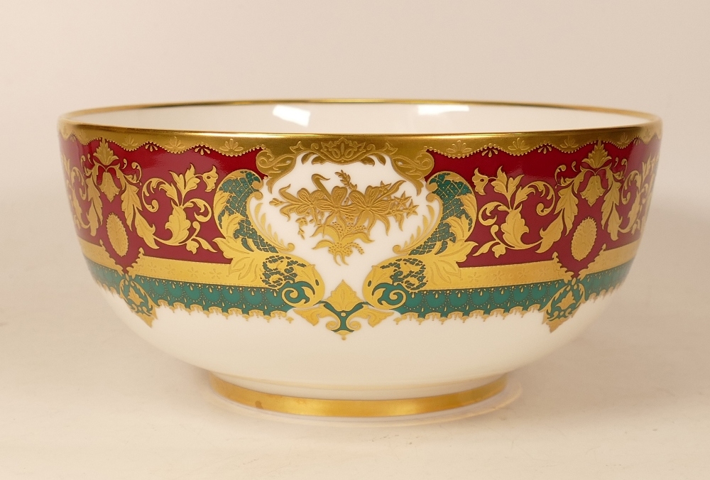 Large De Lamerie Fine Bone China heavily gilded Special Commission for Sergey & Galina Tulub