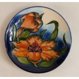 Moorcroft Spiraxia small plate. Diameter 16cm , Numbered edition being 388, dated 1998. Boxed