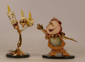 Walt Disney Classics Collection figures Just In Time and Vive L'amour from Beauty and the Beast,