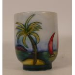 Moorcroft Caribbean vase. Height 8cm