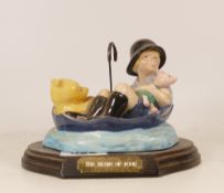 Royal Doulton Winnie the Pooh Tableau The Brain of Pooh WP31. Limited edition on wooden base