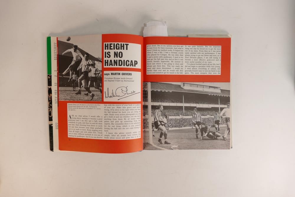 A collection of 1960's football books including FA Book for Boys 21 1968, Soccer the International - Image 19 of 23